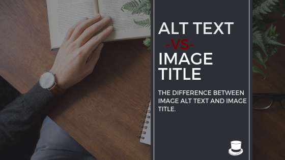 Alt text vs. image title header image