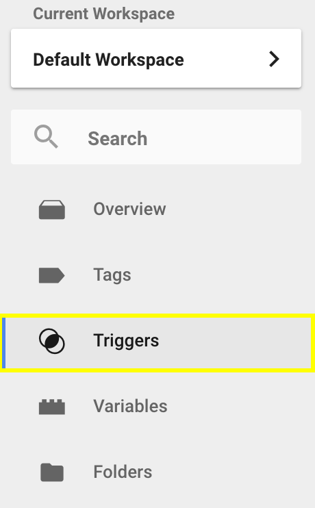 Google Tag Manager menu triggers