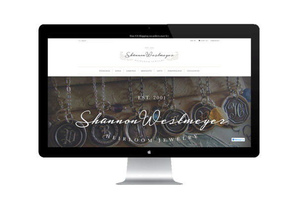 Shannon Westmeyer Jewelry Desktop portfolio image